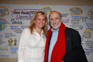 Julie Stuart of Making Ideas Visible and Carlo Petrini